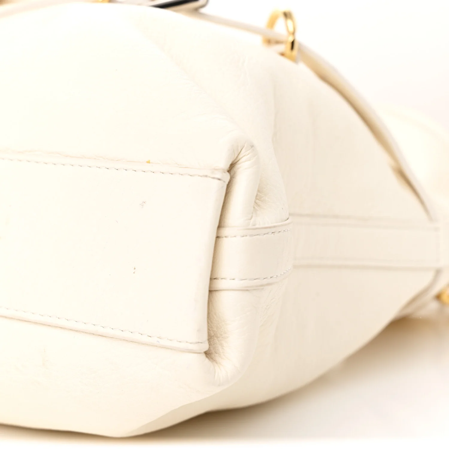 Calfskin Medium Voyou Bag Ivory - Top Club