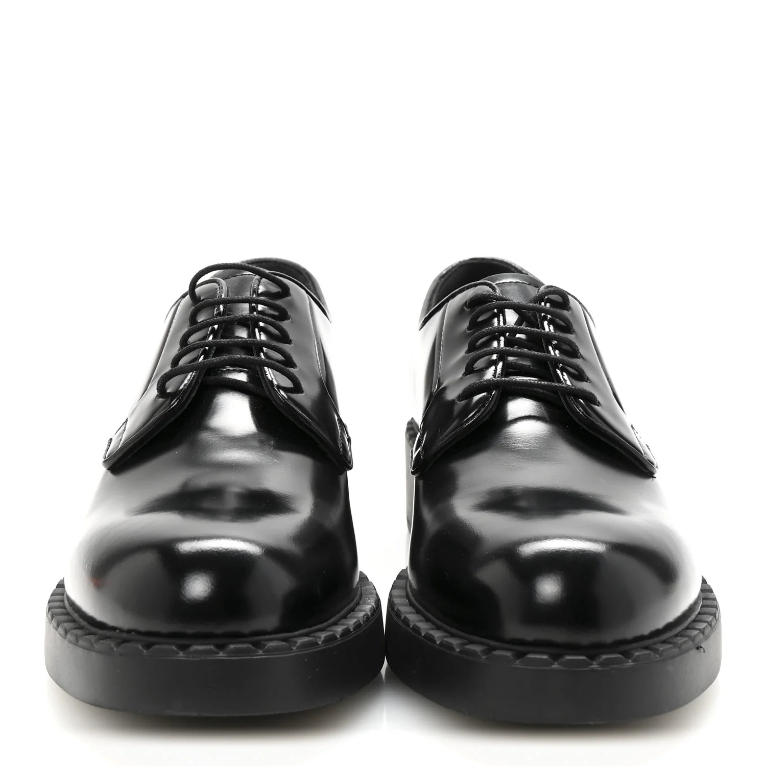 Spazzolato Lace Up 50mm Loafers 39 Black - Top Club