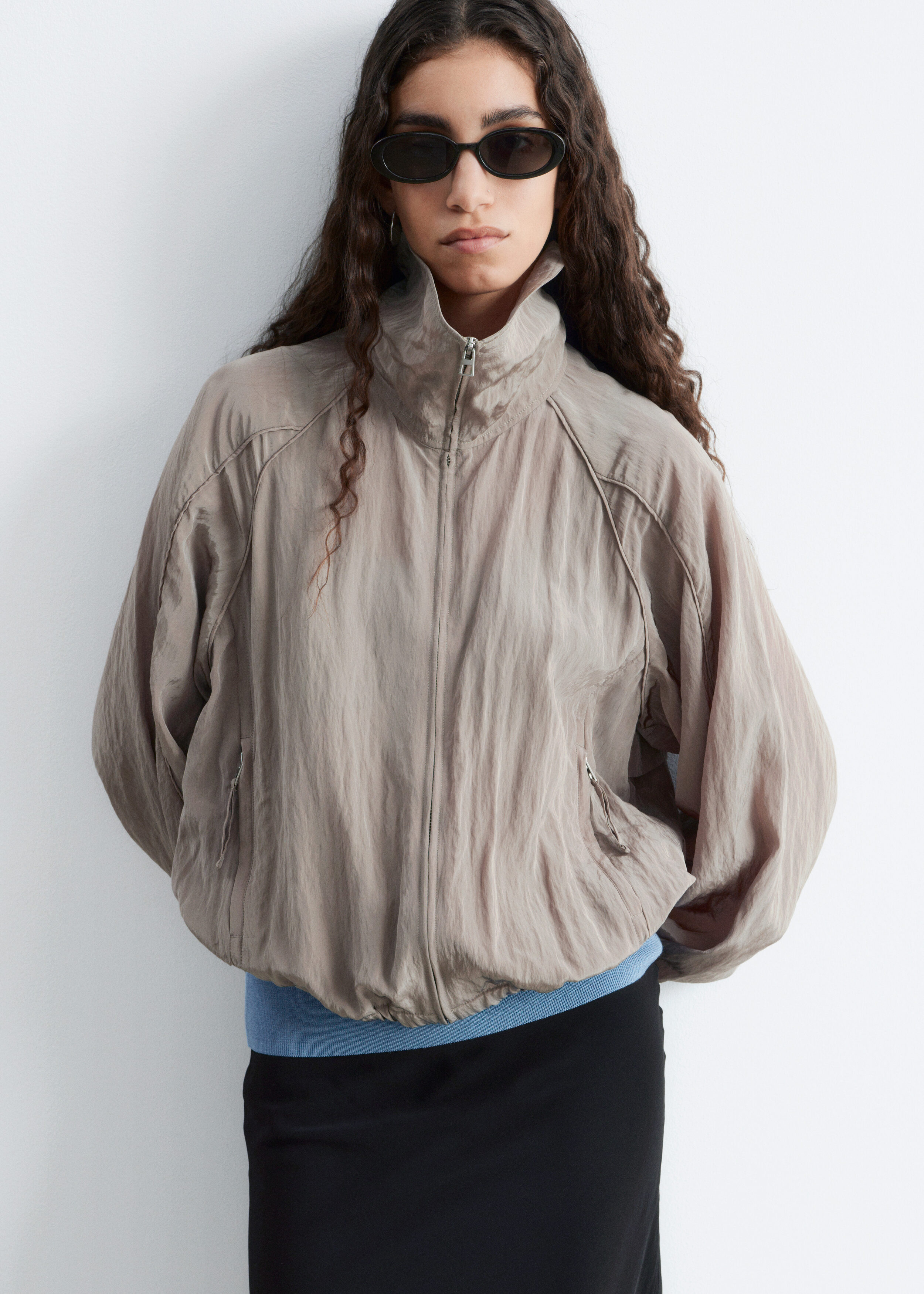 & Other Stories SPORTY VISCOSE-BLEND JACKET