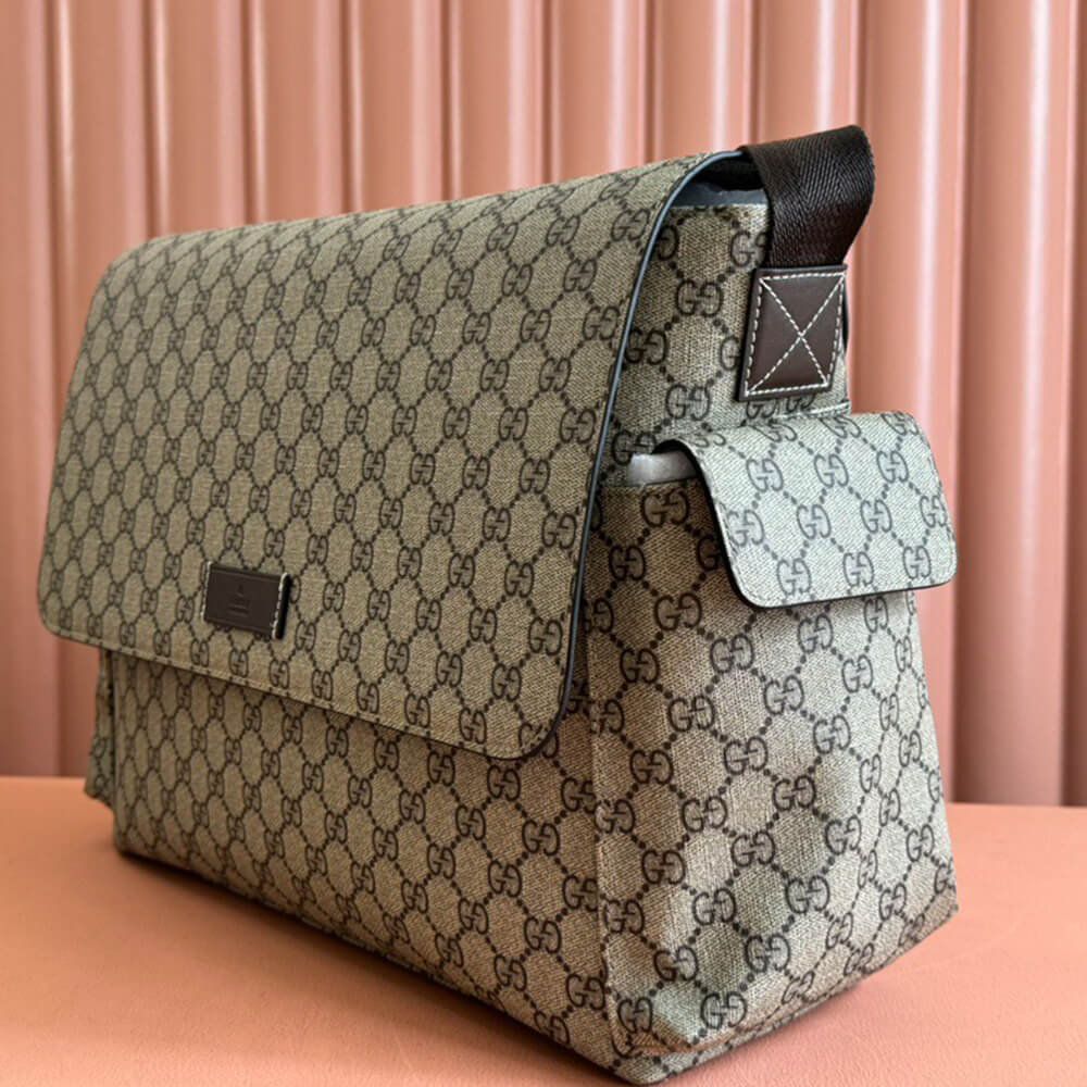 GUCCI GG Supreme Diaper Bag(HIGH-END GRADE) - Top Club