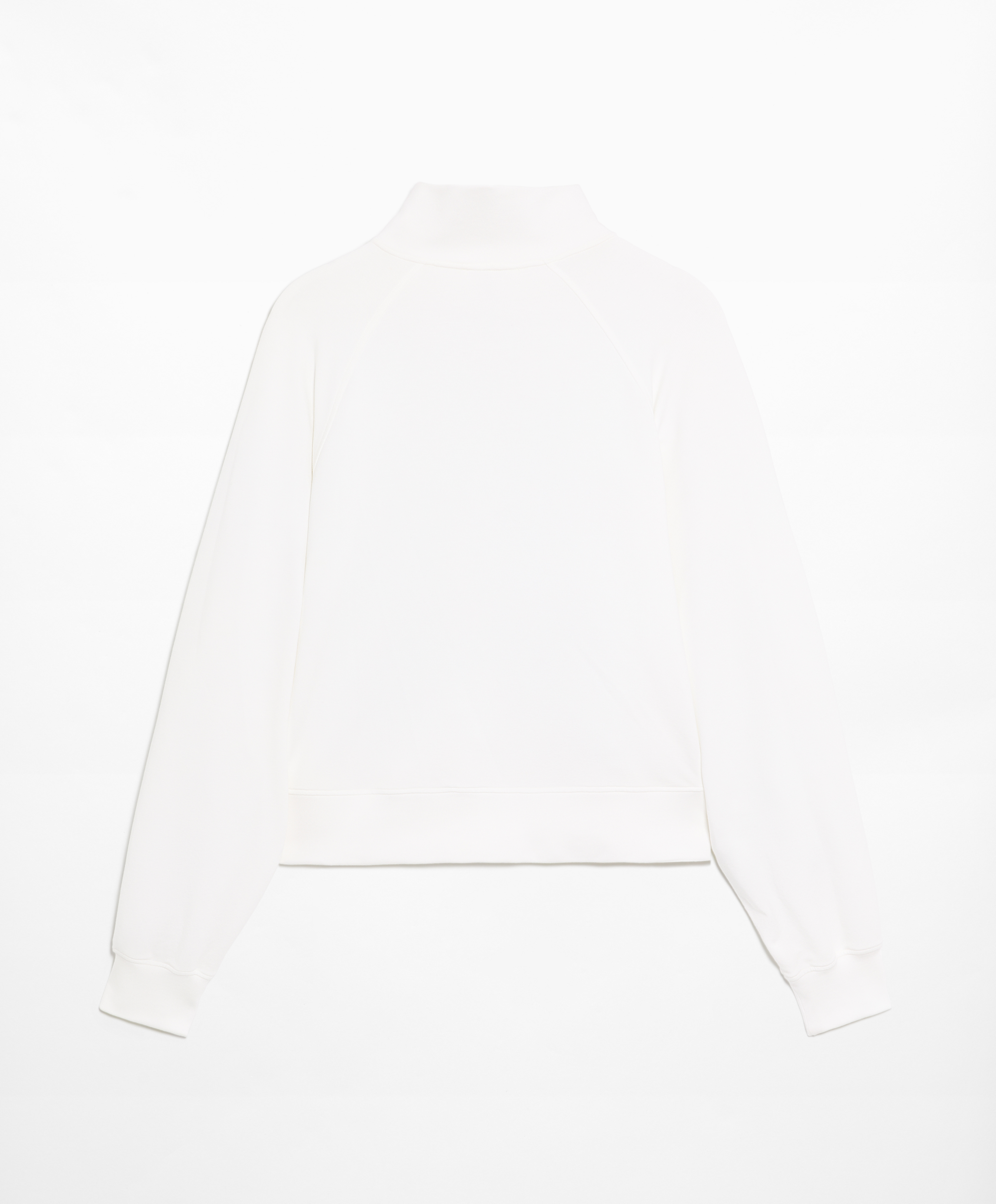 OYSHO Half-zip sweatshirt with cotton and modal