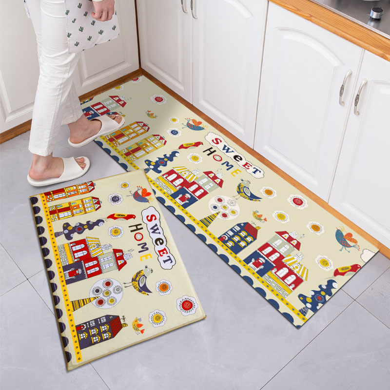 Laundry Room Hallway Kitchen Rugs and Mats（10 pcs）