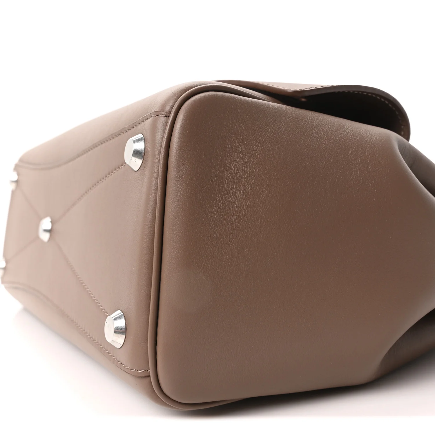 Smooth Calfskin Small Bel Air Carry All Bag Taupe - Top Club