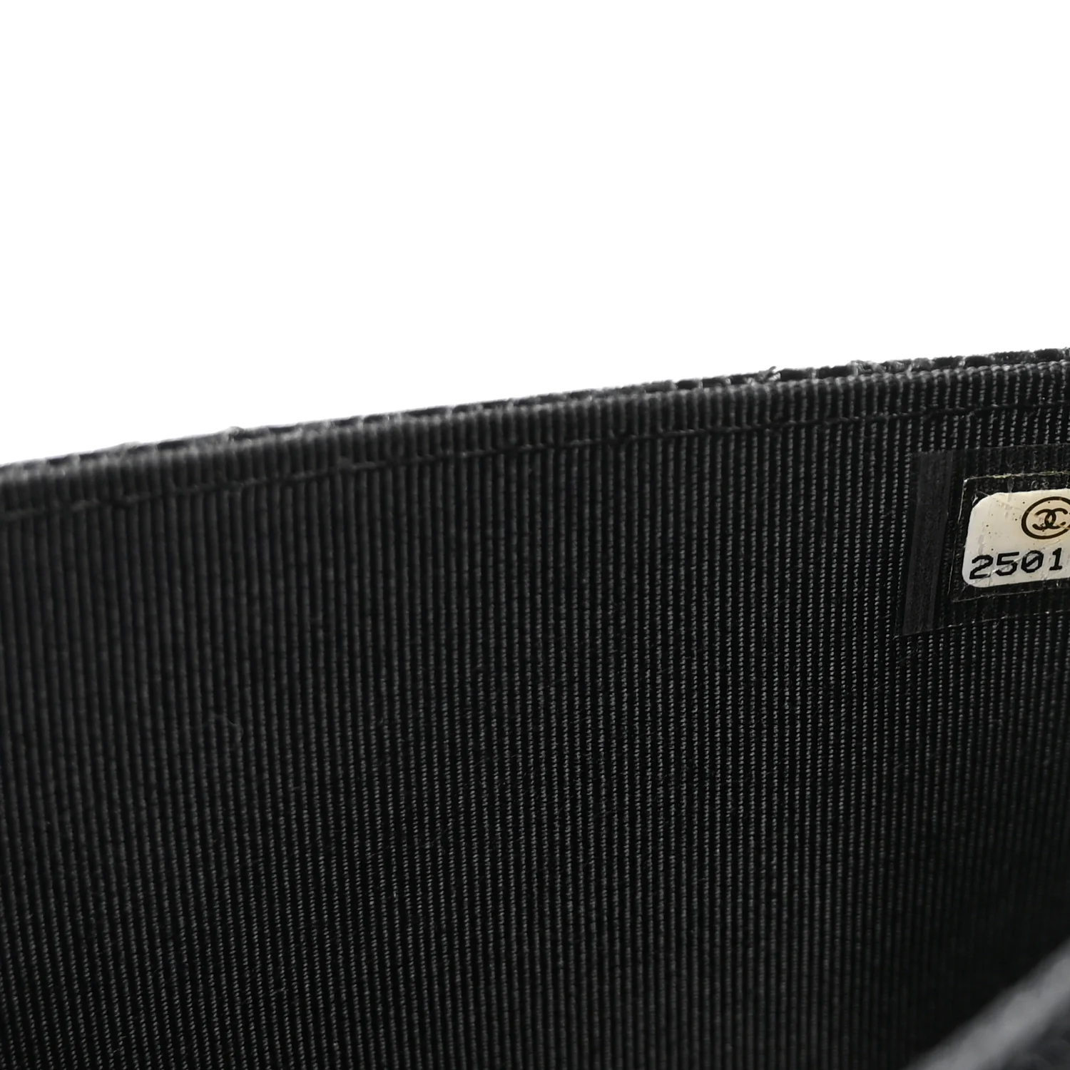 Caviar Quilted Wallet on Chain WOC Black - Top Club