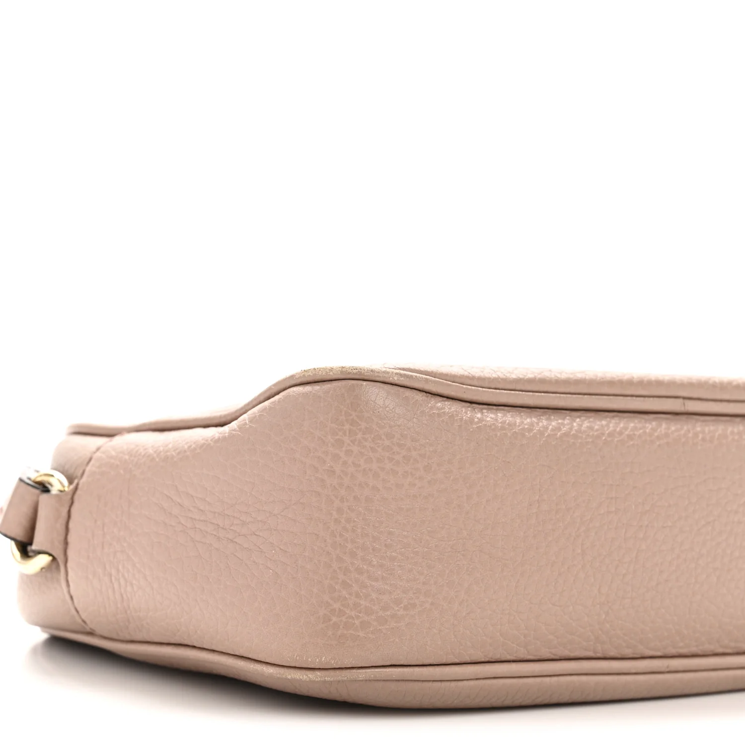 Pebbled Calfskin Small Soho Disco Bag Rose Beige - Top Club