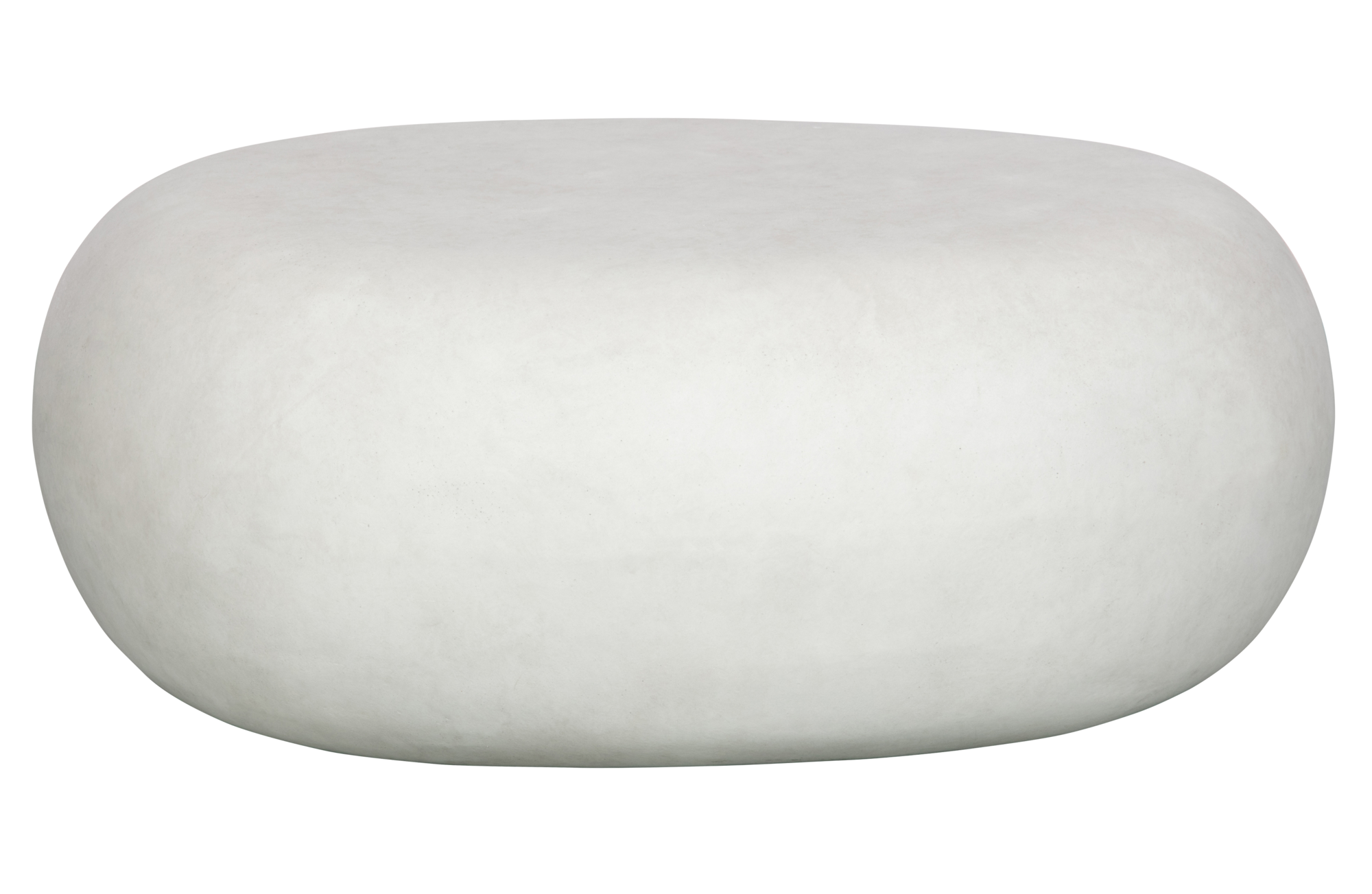 vtwonen Pebble bijzettafel betonlook wit 31x65x49cm