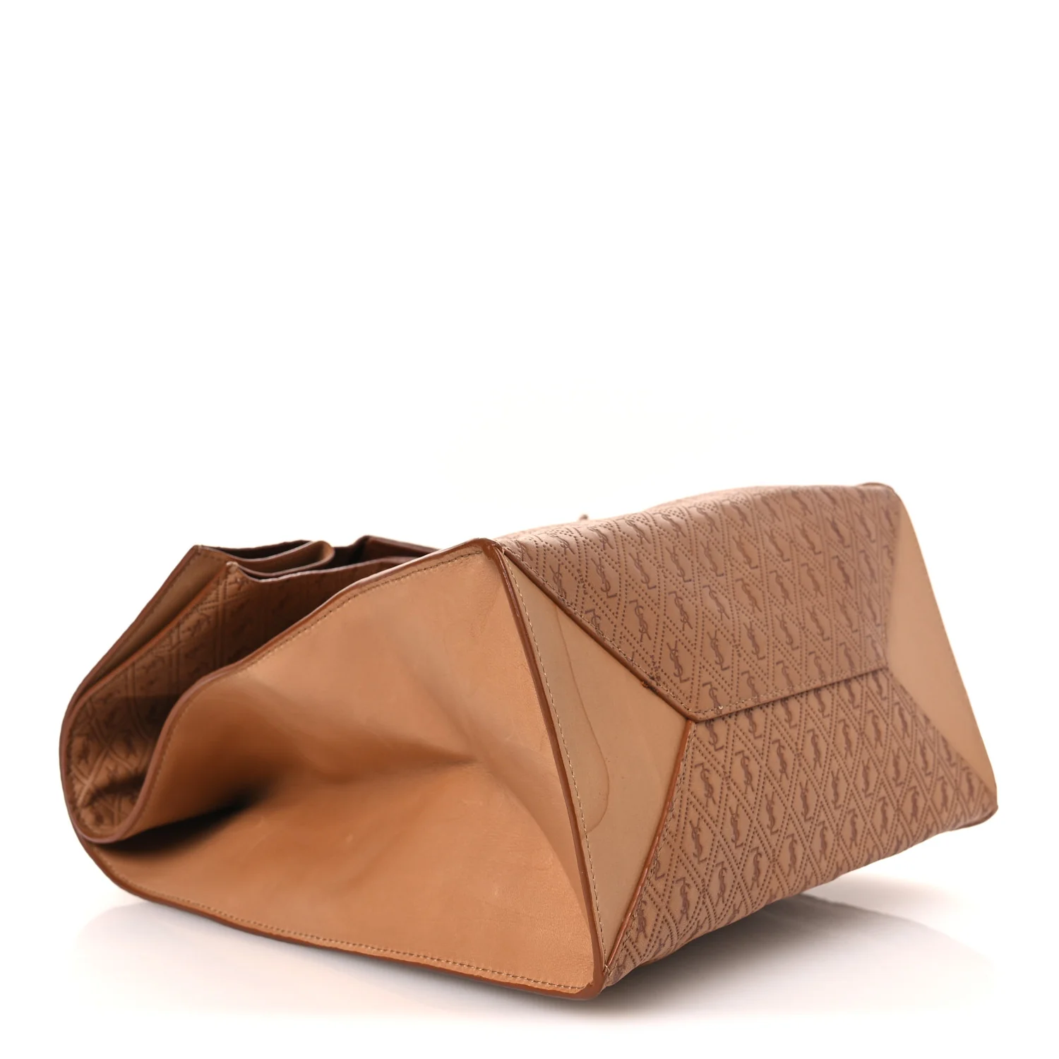 Calfskin Monogram Deli Paper Bag Vintage Beige - Top Club