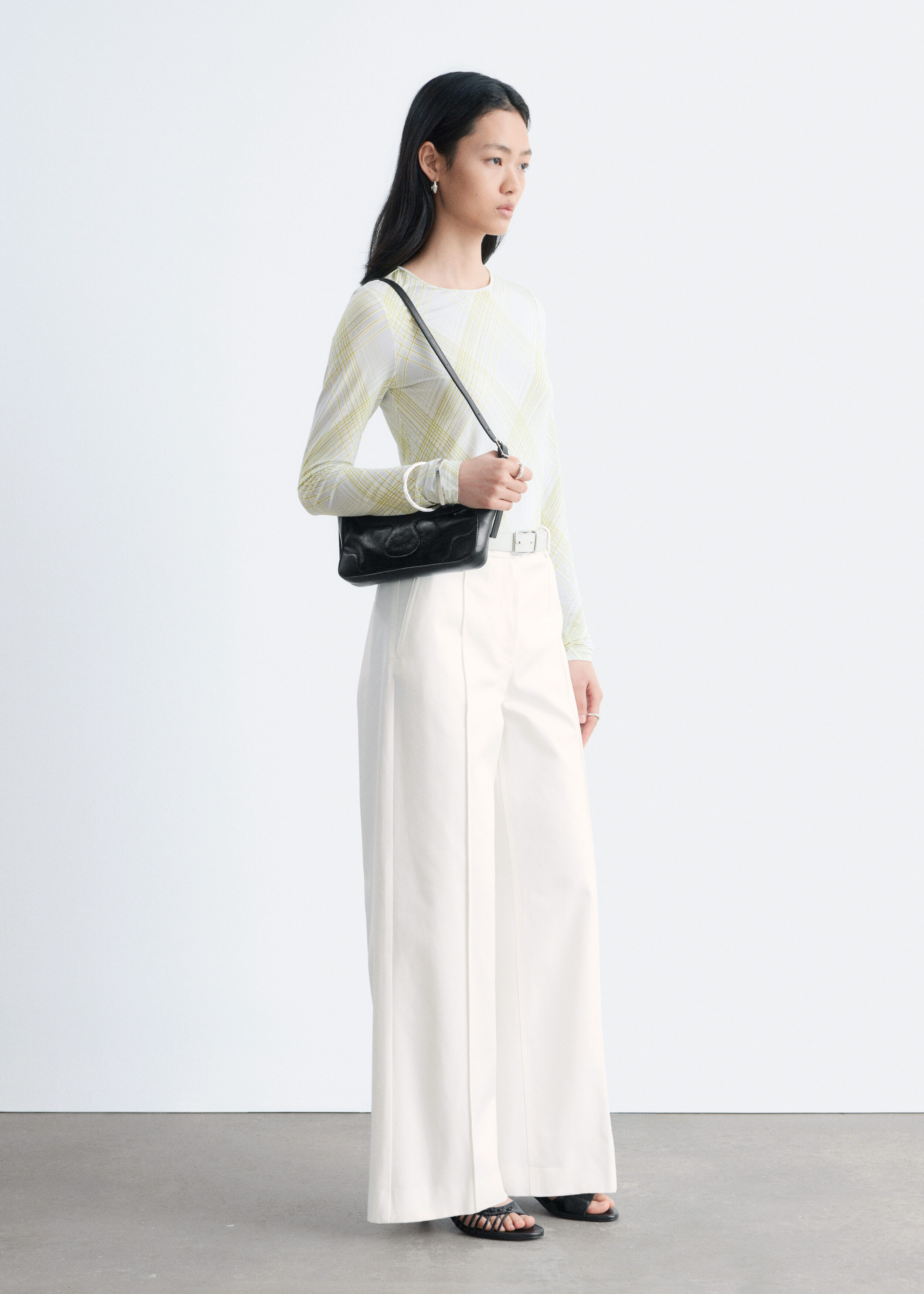 & Other Stories LONG-SLEEVE JERSEY TOP