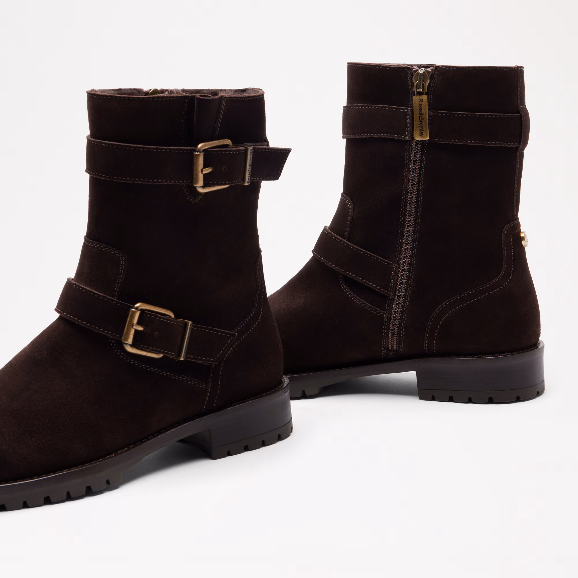 GloryFaux Fur Lined Biker Boot