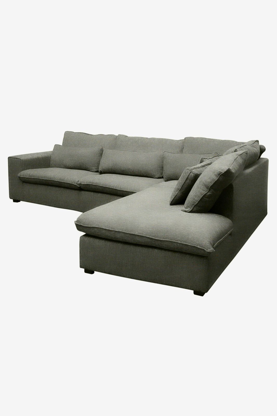 Baron bank 3.5-zits lounge rechts Ranch donkergroen