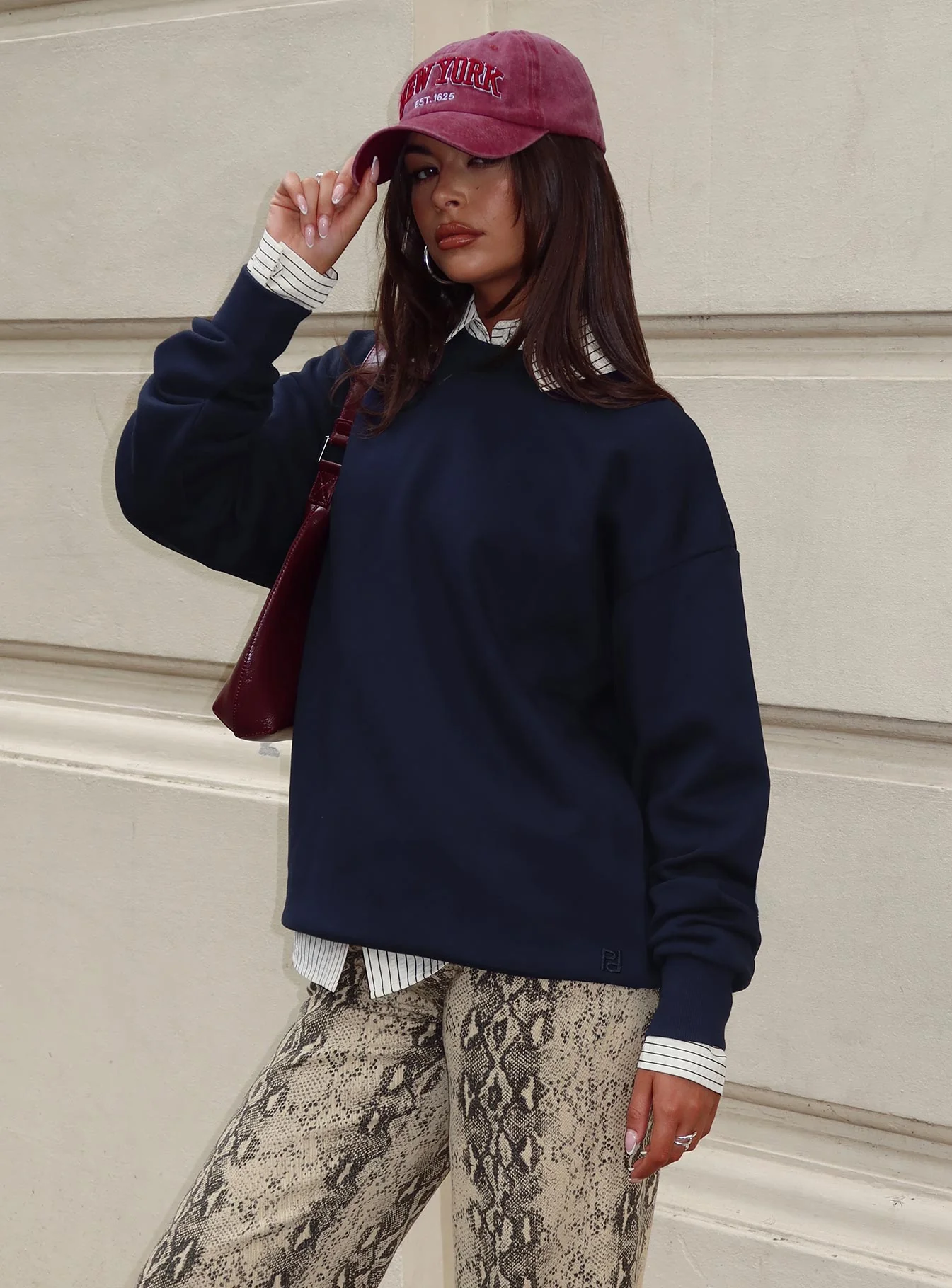 All Day Crewneck Sweatshirt Navy