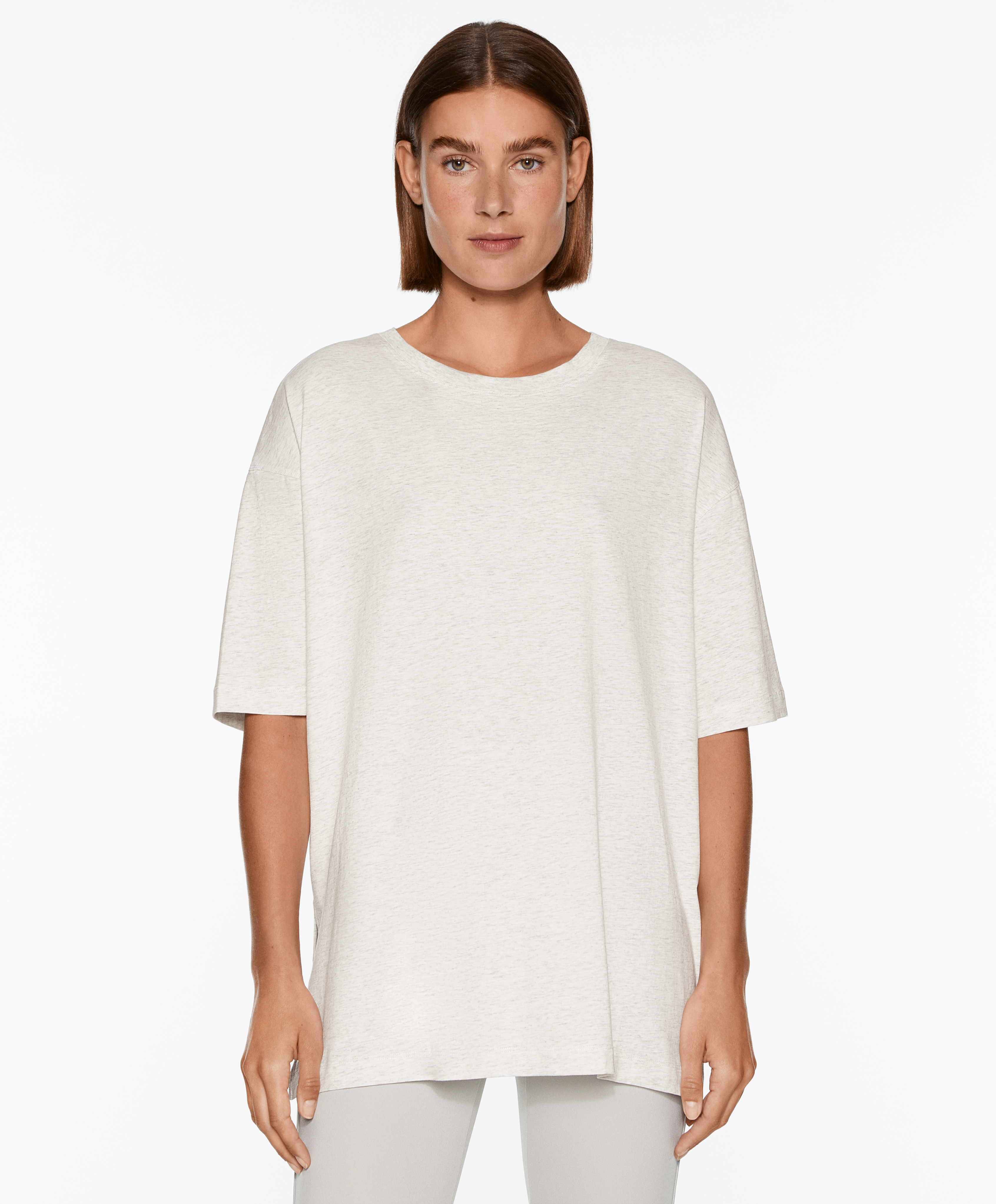 OYSHO Short sleeve cotton blend T-shirt