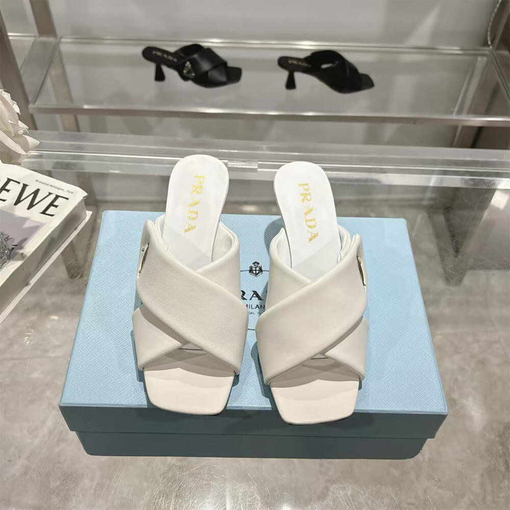 Prada Padded nappa leather sandals - Top Club