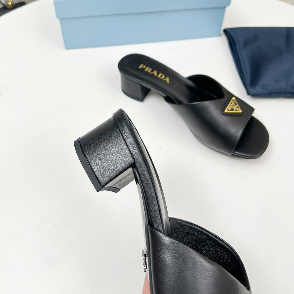 Prada Padded nappa leather sandals - Top Club