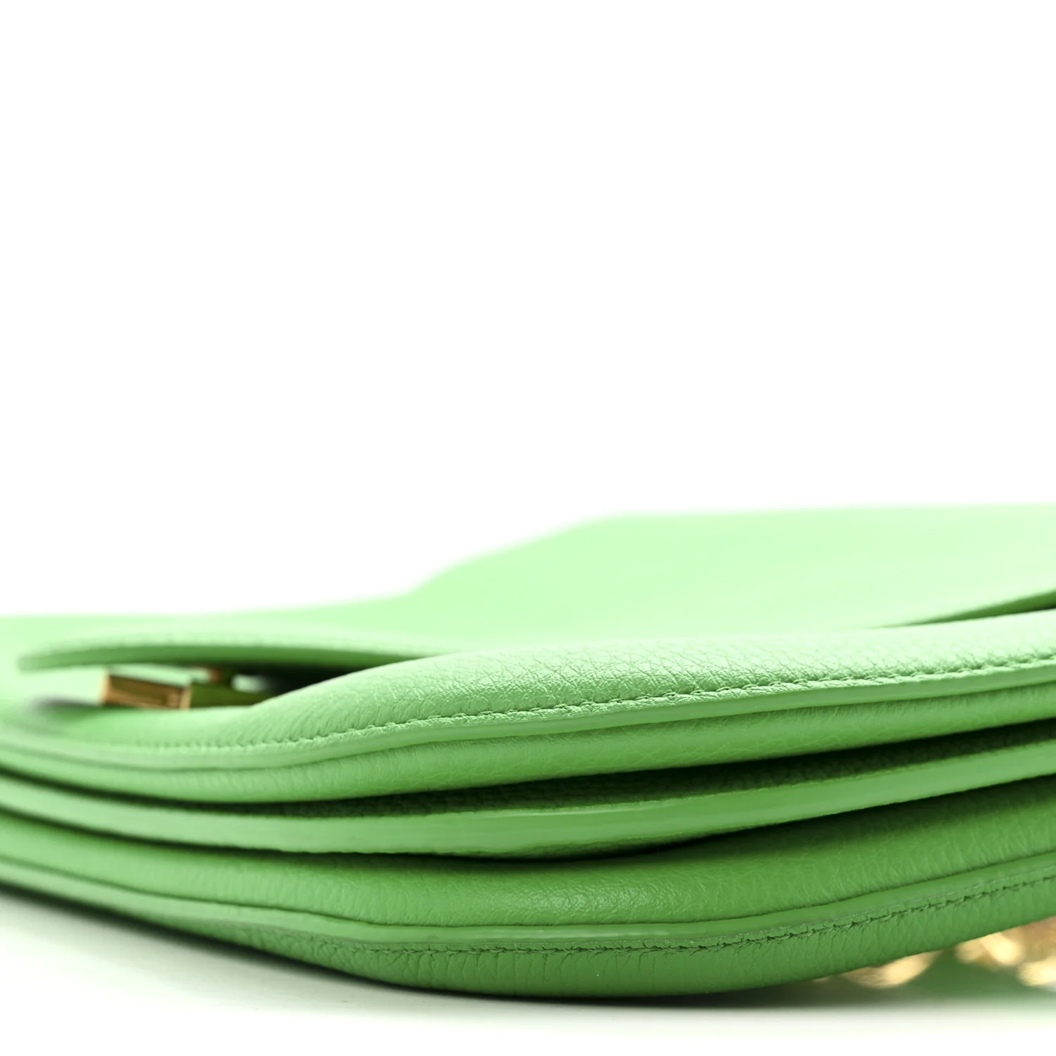 Calfskin Mount Envelope Bag Parakeet - Top Club