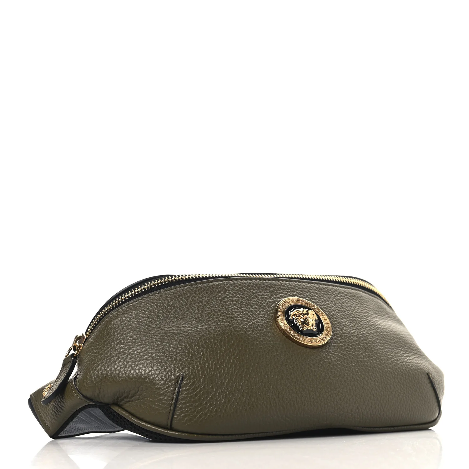 Grained Calfskin Vanitas Medea Belt Bag Khaki - Top Club