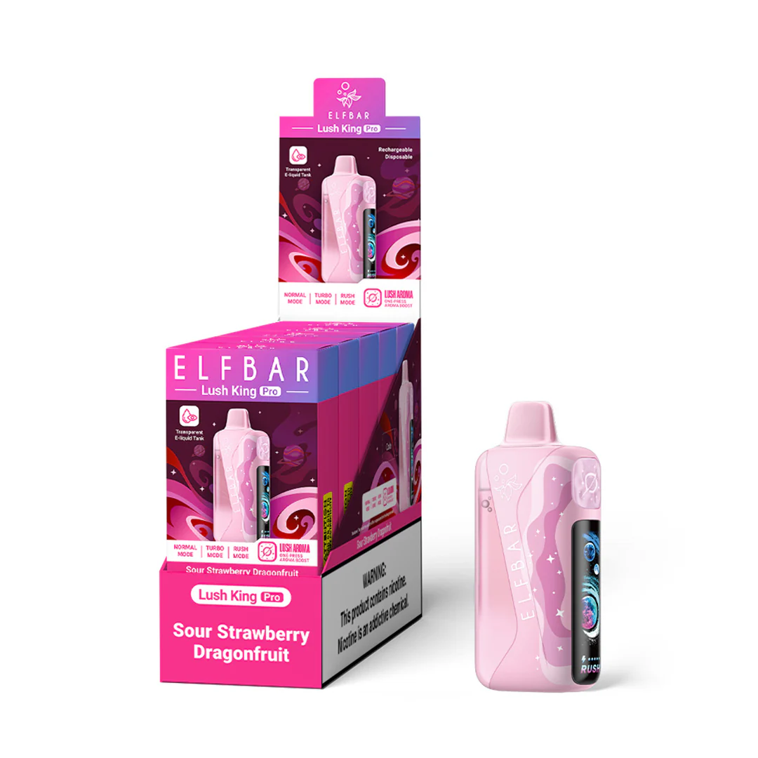 ELFBAR Lush King Pro Rechargeable Disposable Vape (All Flavours)