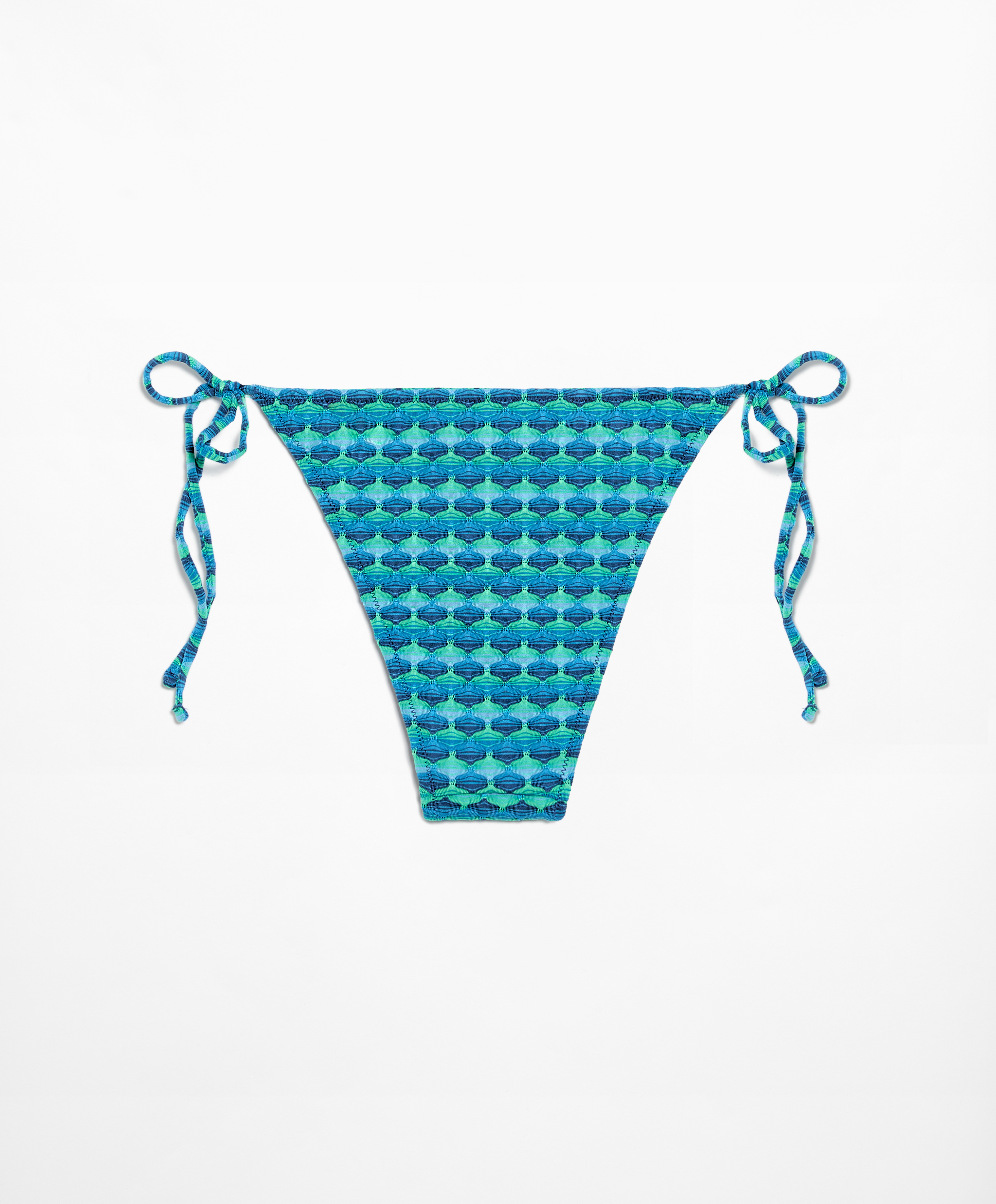 OYSHO Medium-coverage jacquard tie bikini briefs