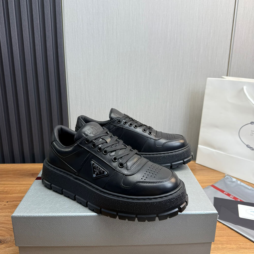 Prada Leather Sneakers - Top Club