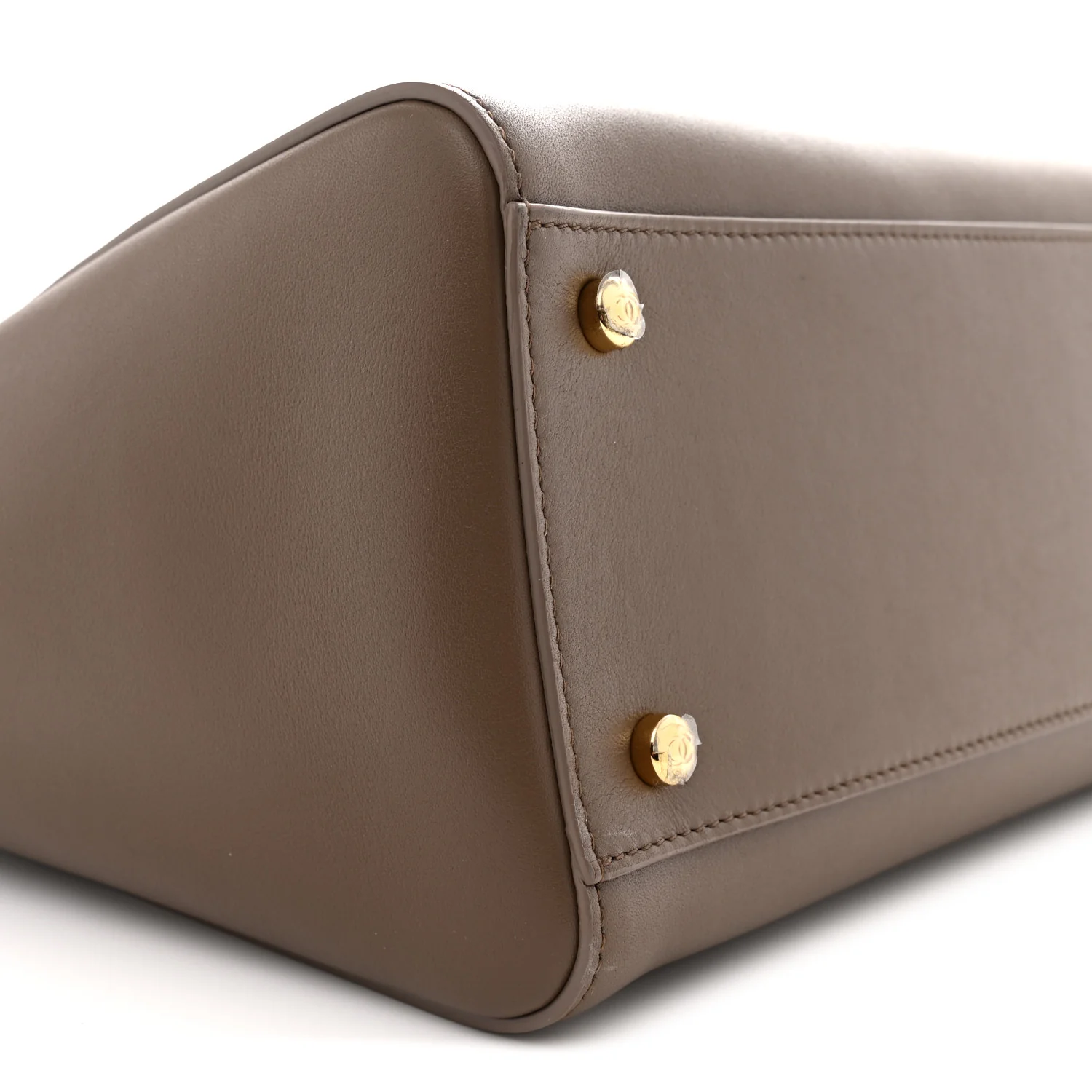 Calfskin Archetype Small Shopping Tote Brown - Top Club