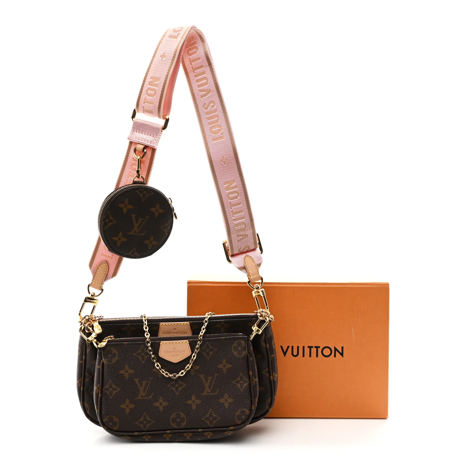 Monogram Multi Pochette Accessories Rose Clair - Top Club