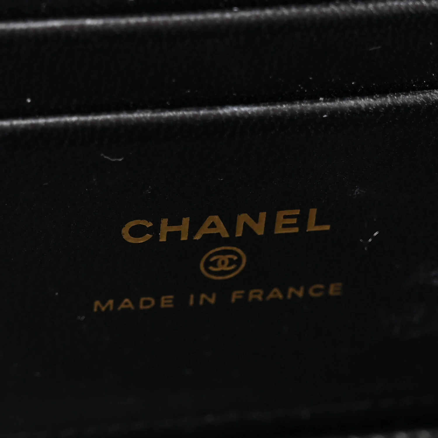 Lambskin Quilted Small Top Handle Vanity Case With Chain Black - Top Club