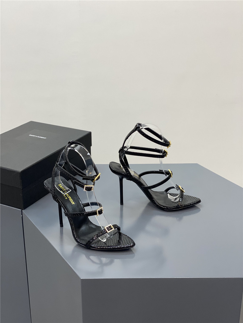 YSL high-heeled sandals with diamond buckle - Sneaker Replica Workshop