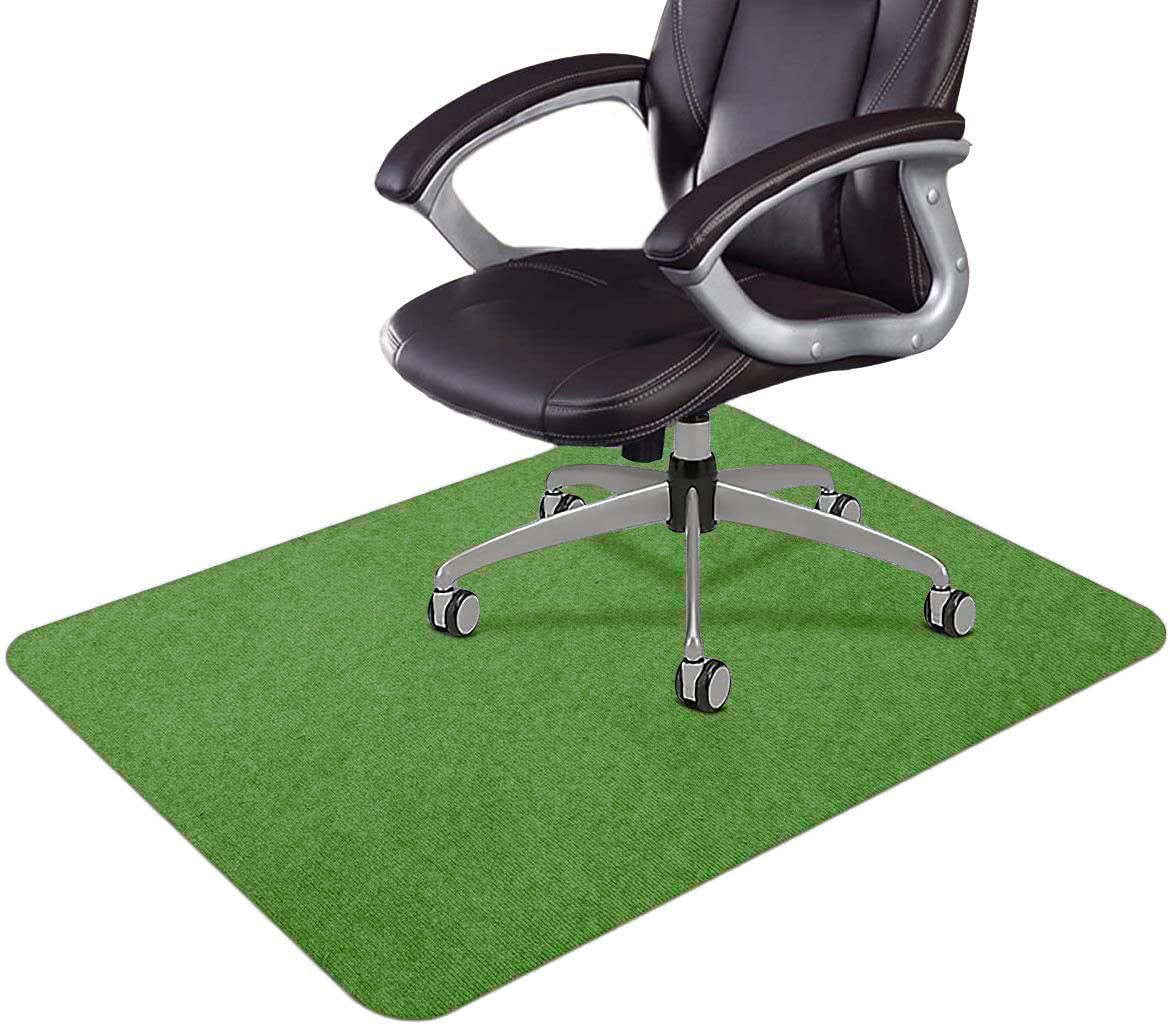 Floor Comprehensive Protection PVC Self Adhesive Anti-Slip Polyester Floor Rug Striped Washable Floor Rugs Chair Mat for Home Office