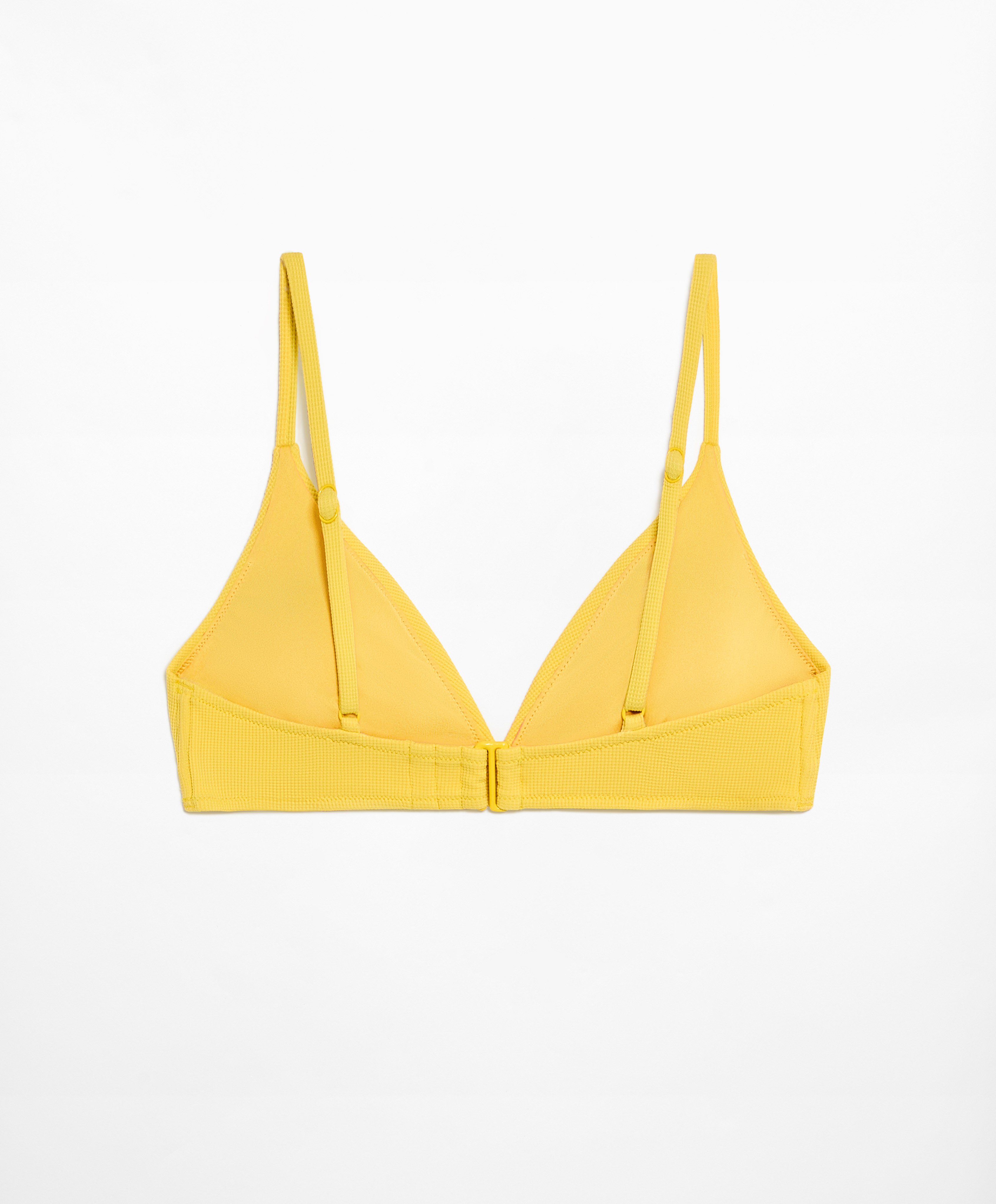 OYSHO Piqué triangle bikini top