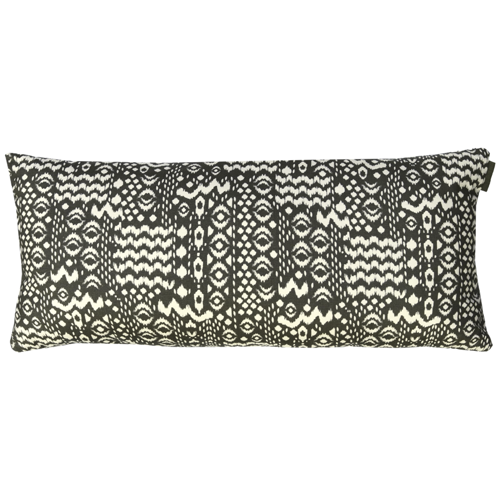 Sierkussen bohemian olijf ecru 66x33 cm