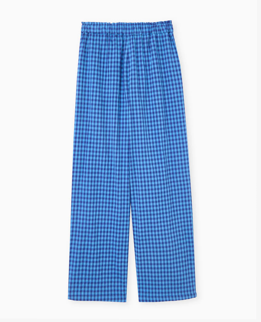 Pimkie Pantalon large motif vichy