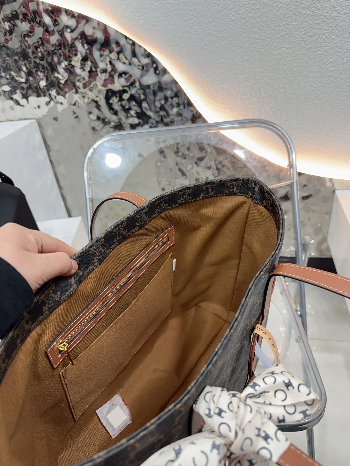 Ce TRIOMPHE tote bag size: 35-31-15 cm - Top Club