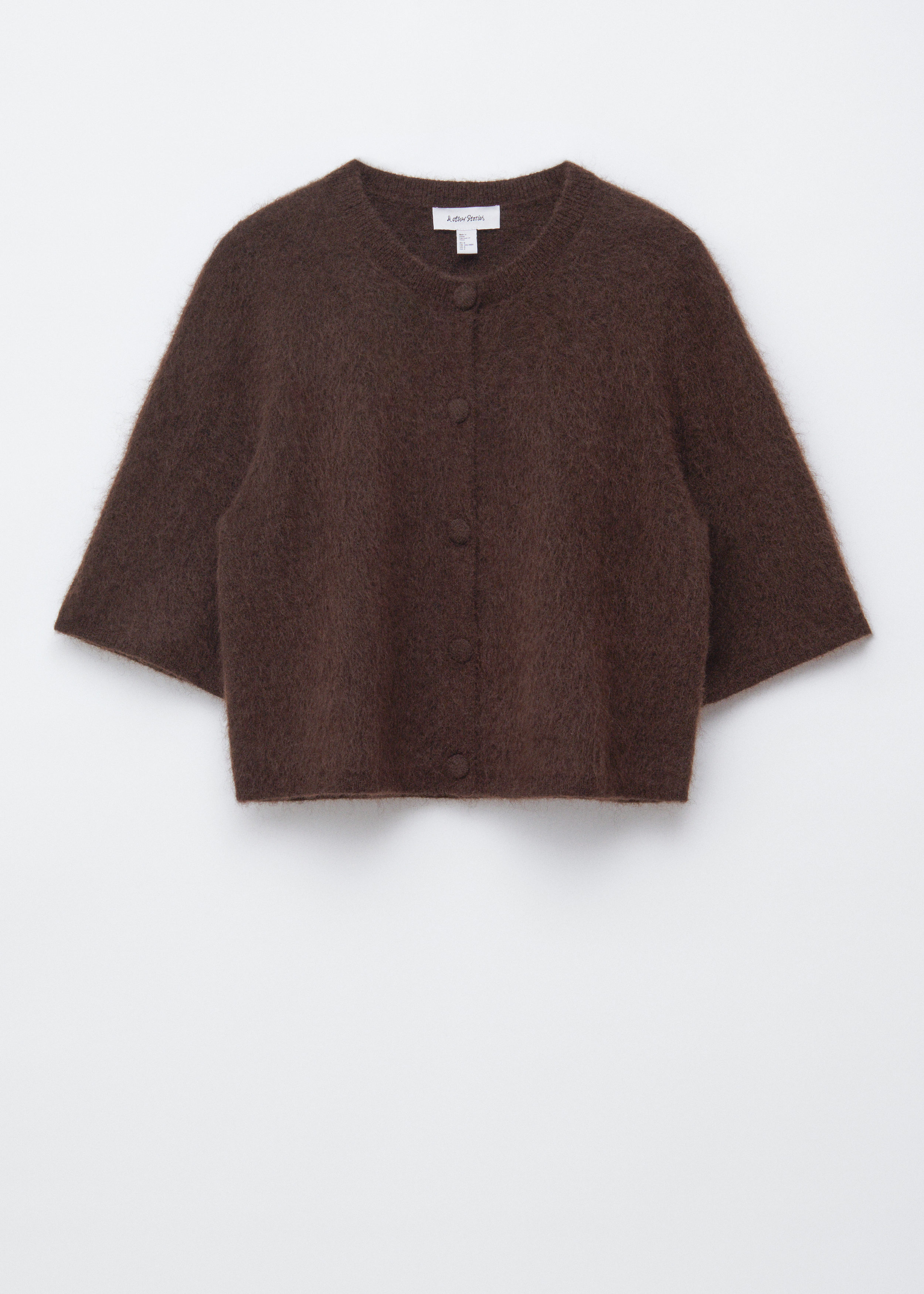 & Other Stories KNITTED MOHAIR-BLEND CARDIGAN