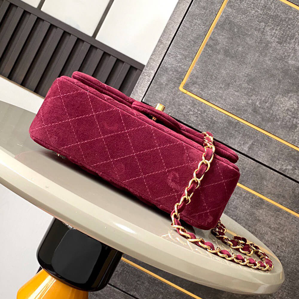 CHANEL SUEDE MINI FLAP BAG(HIGH-END GRADE) - Top Club