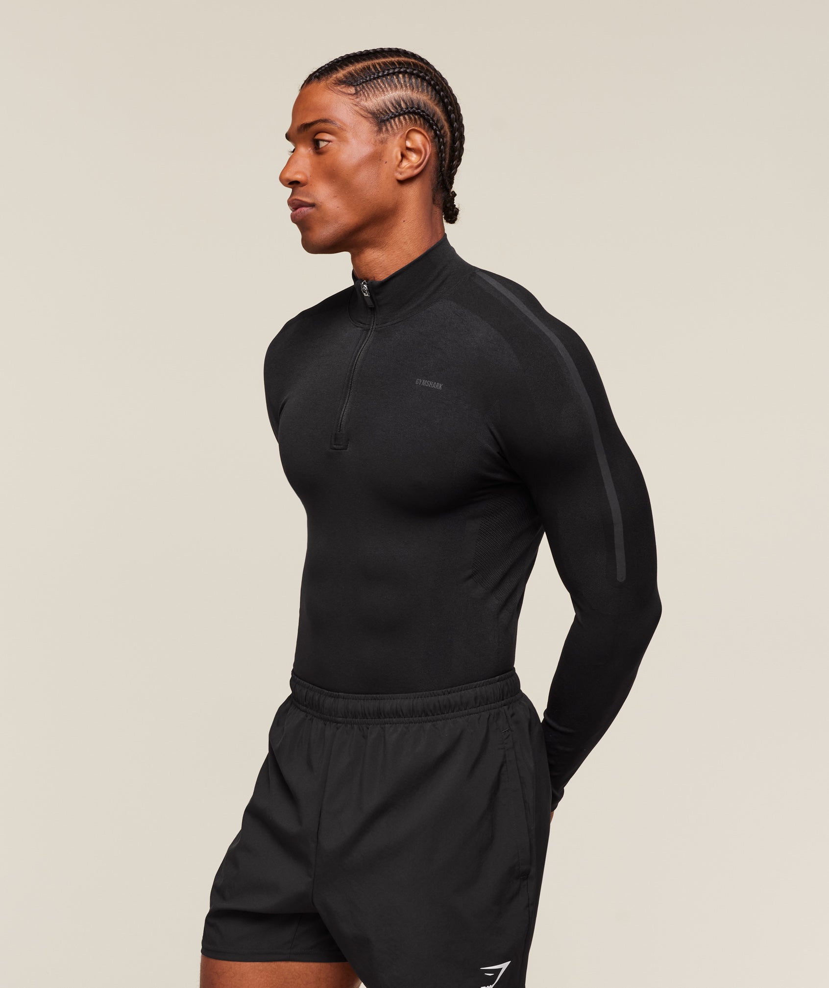 COACH everywear Warp Knit 1/4 Zip