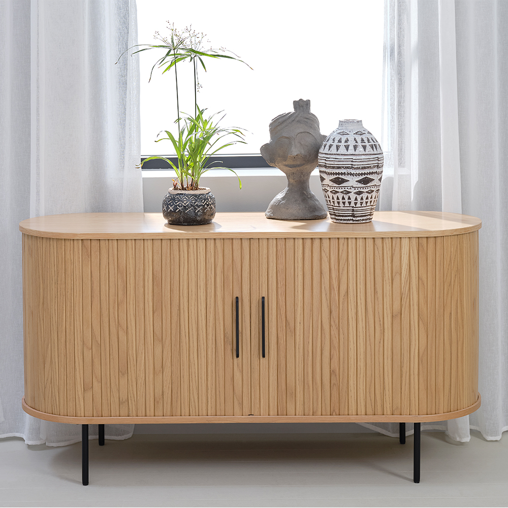 Houten sideboard Lenn Zwart