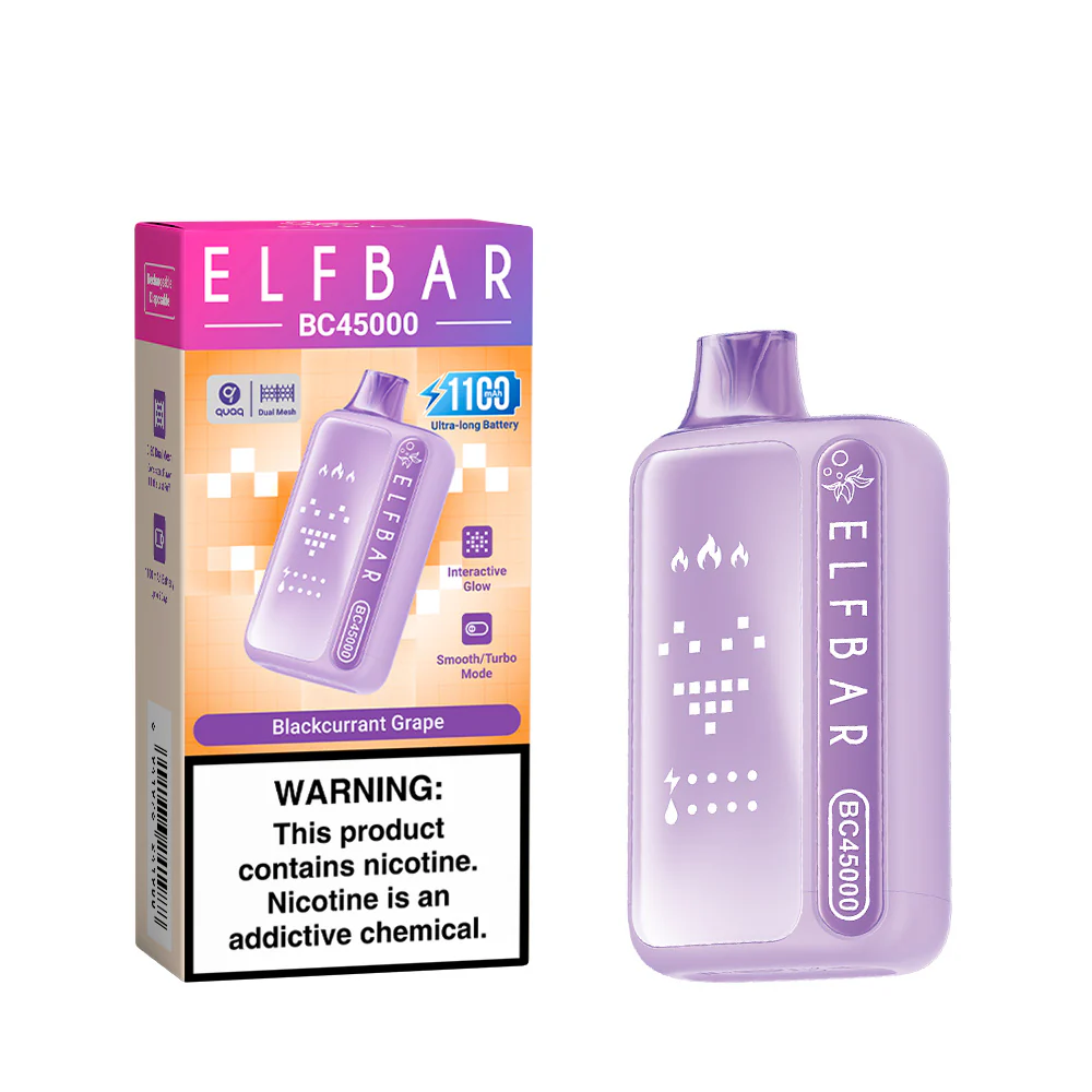 ELFBAR BC45000 Rechargeable Disposable Vape (All Flavours)