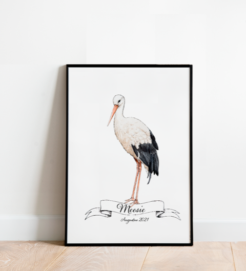 Poster Bintje Ooievaar #1