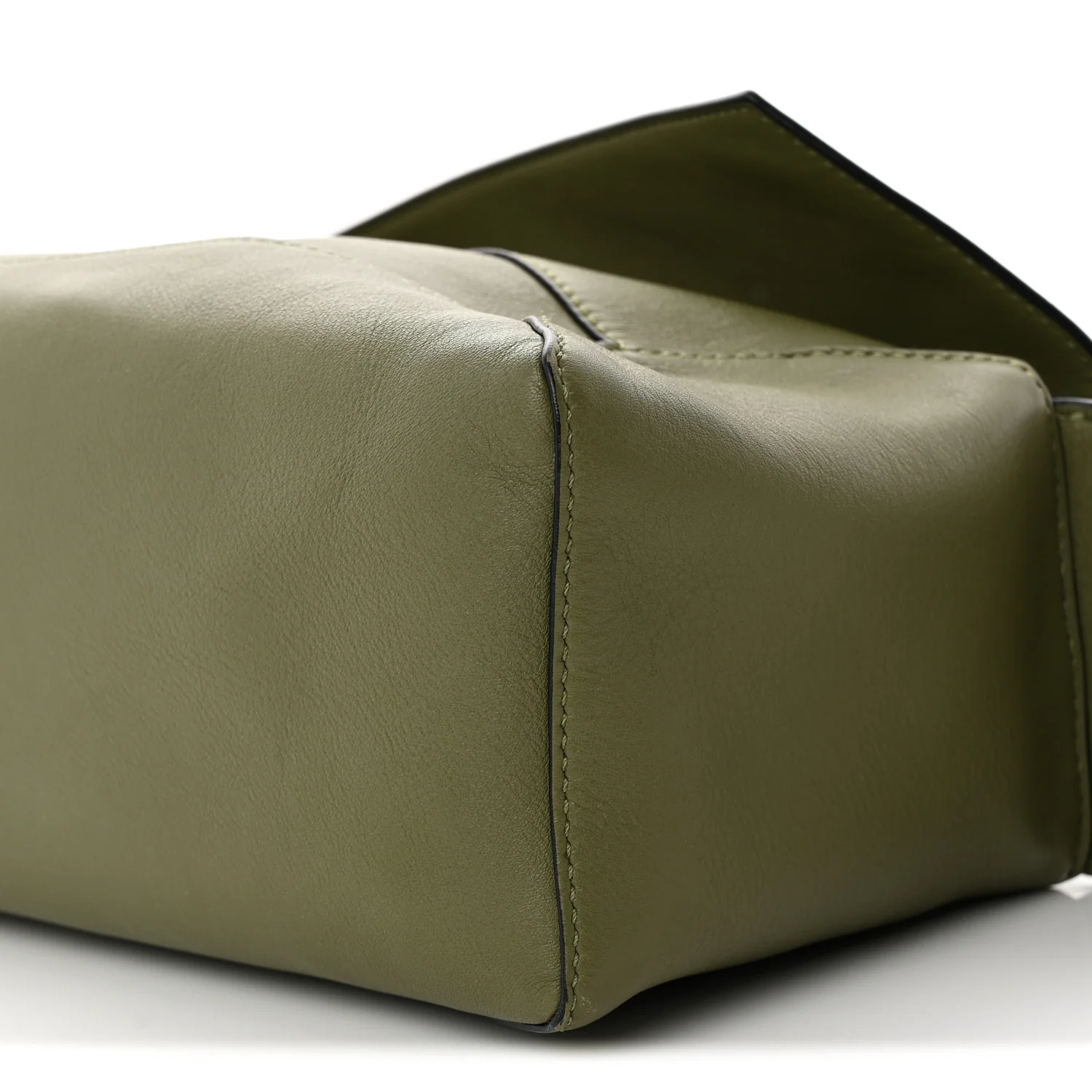Calfskin Puzzle Hobo Avocado - Top Club