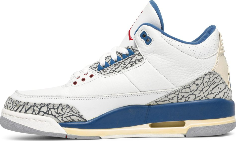 Air Jordan 3 Retro  True Blue  2001 136064-141 - Sneaker Replica Workshop