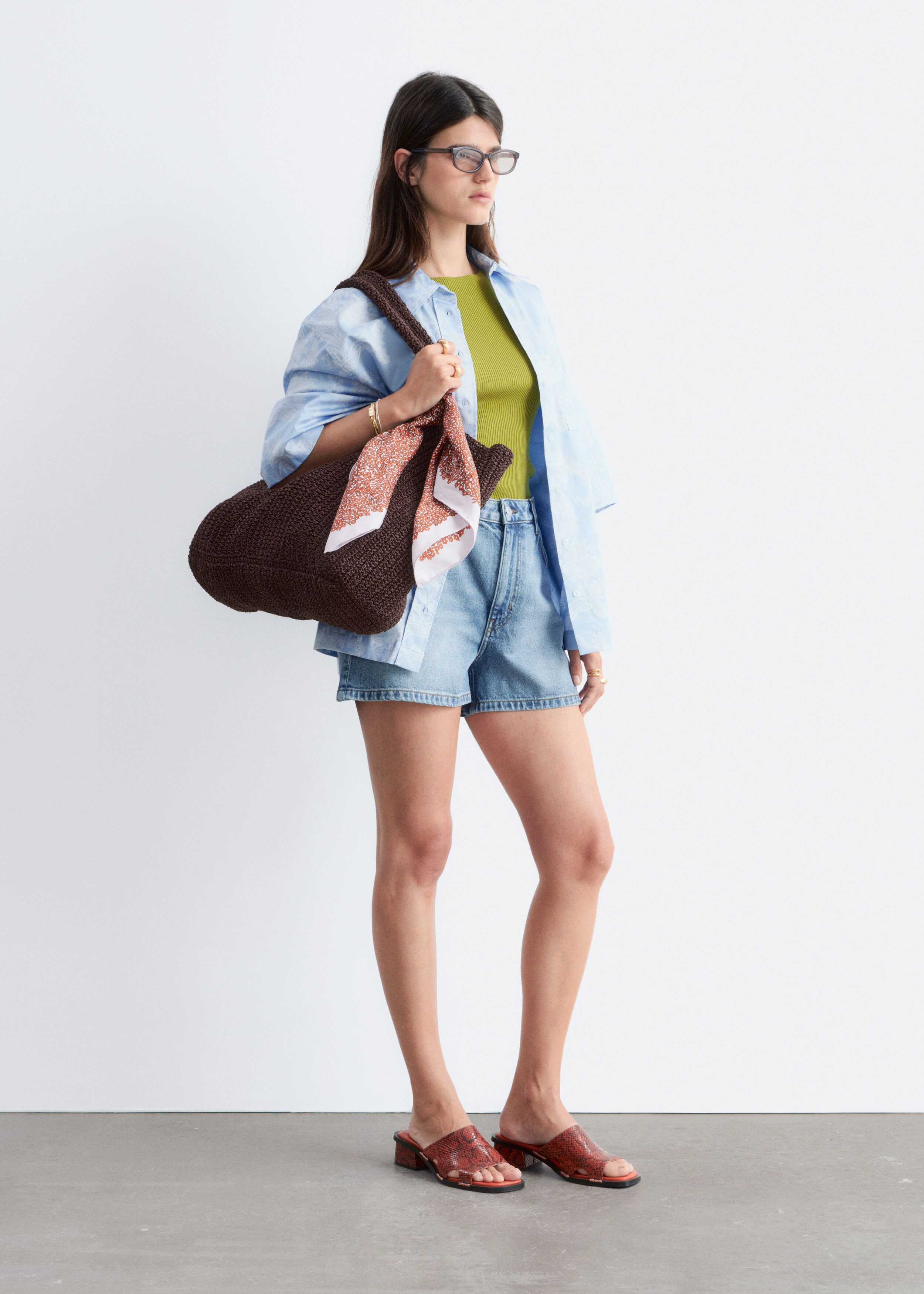 & Other Stories RELAXED DENIM SHORTS