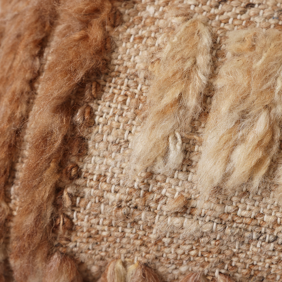 Sierkussen Natural furry 40x25 cm