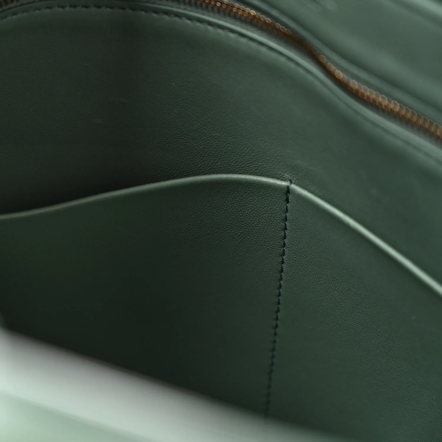 Nappa Intrecciato Medium Andiamo Shoulder Bag Aloe - Top Club