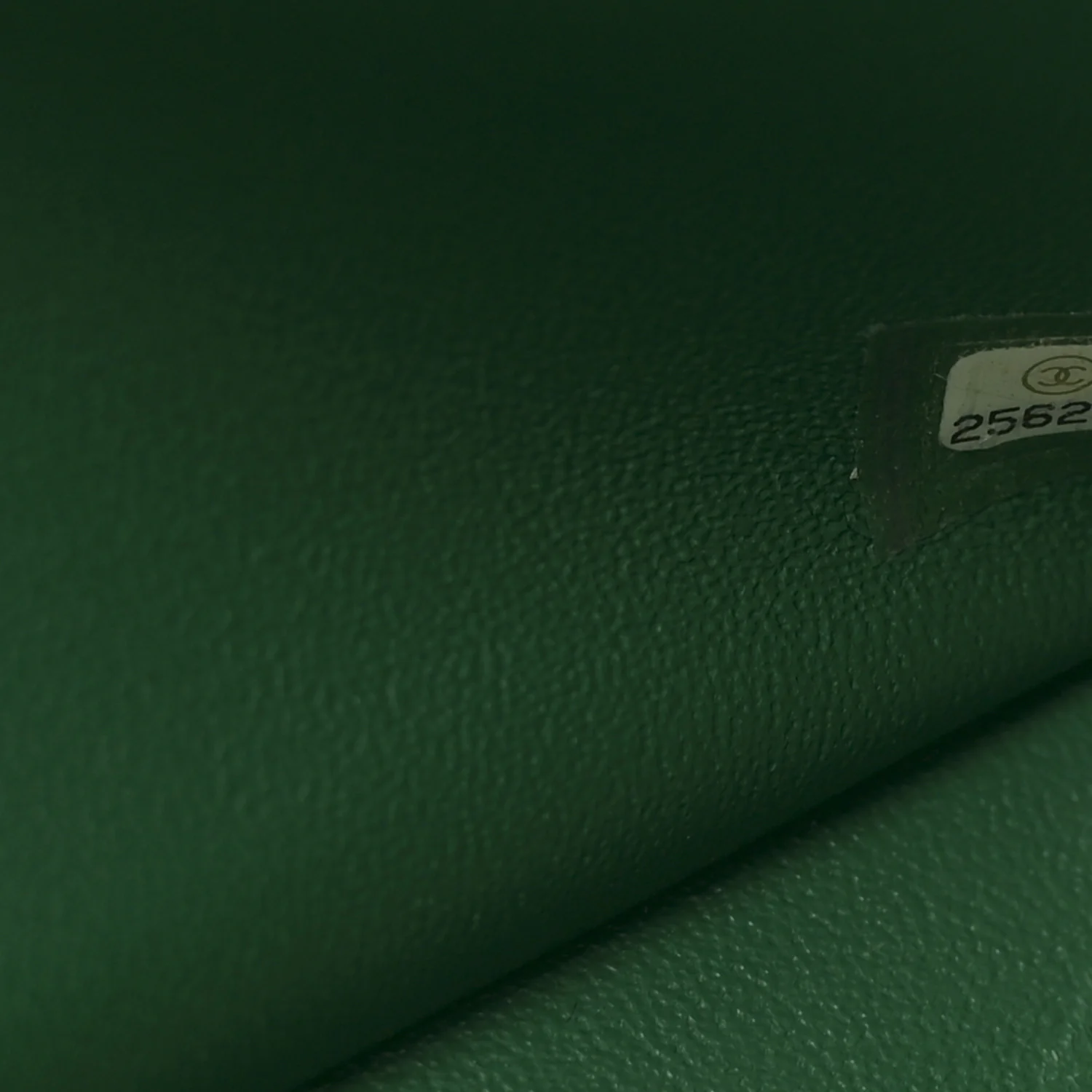 Metallic Caviar Quilted Jumbo Double Flap Green - Top Club