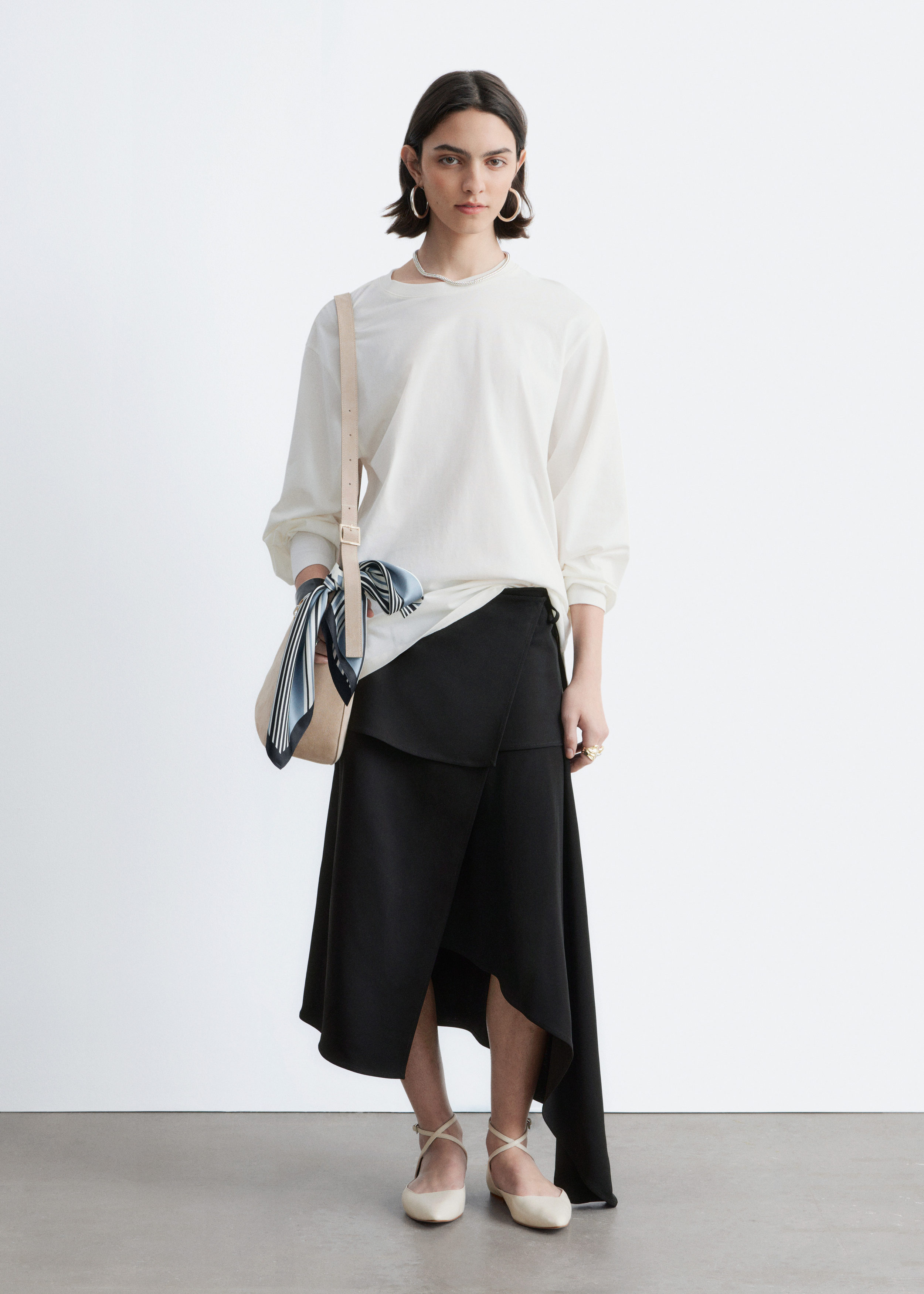& Other Stories LONG-SLEEVE JERSEY TOP