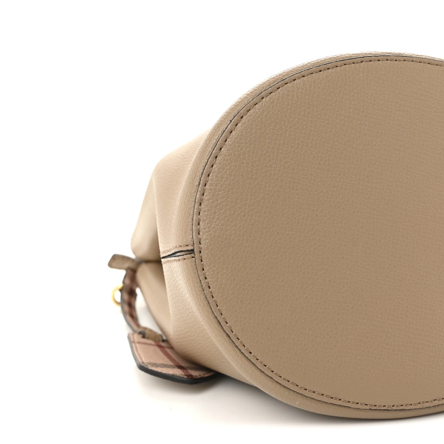Haymarket Check Colours Small Lorne Bucket Crossbody Beige - Top Club