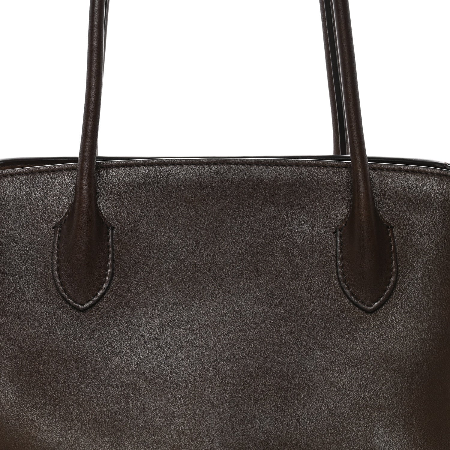 Polished Saddle Calfskin Marlo 14 Dark Brown - Top Club