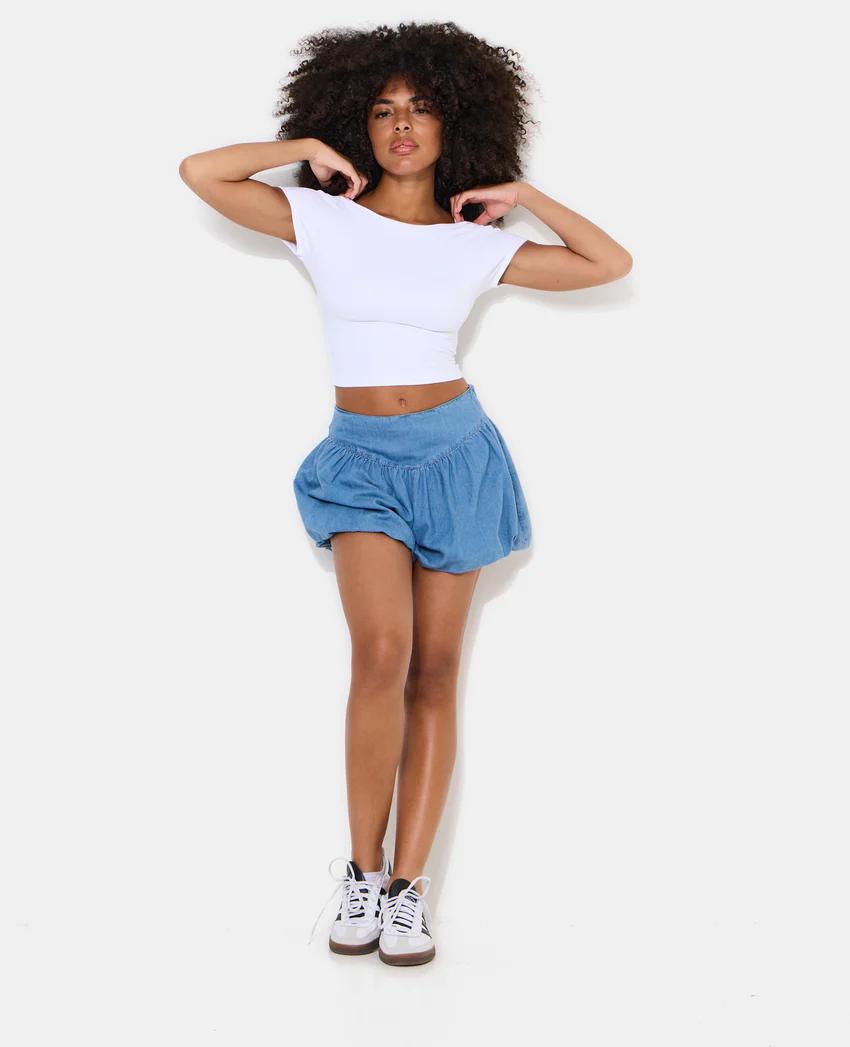 Pimkie Short boule effet jean