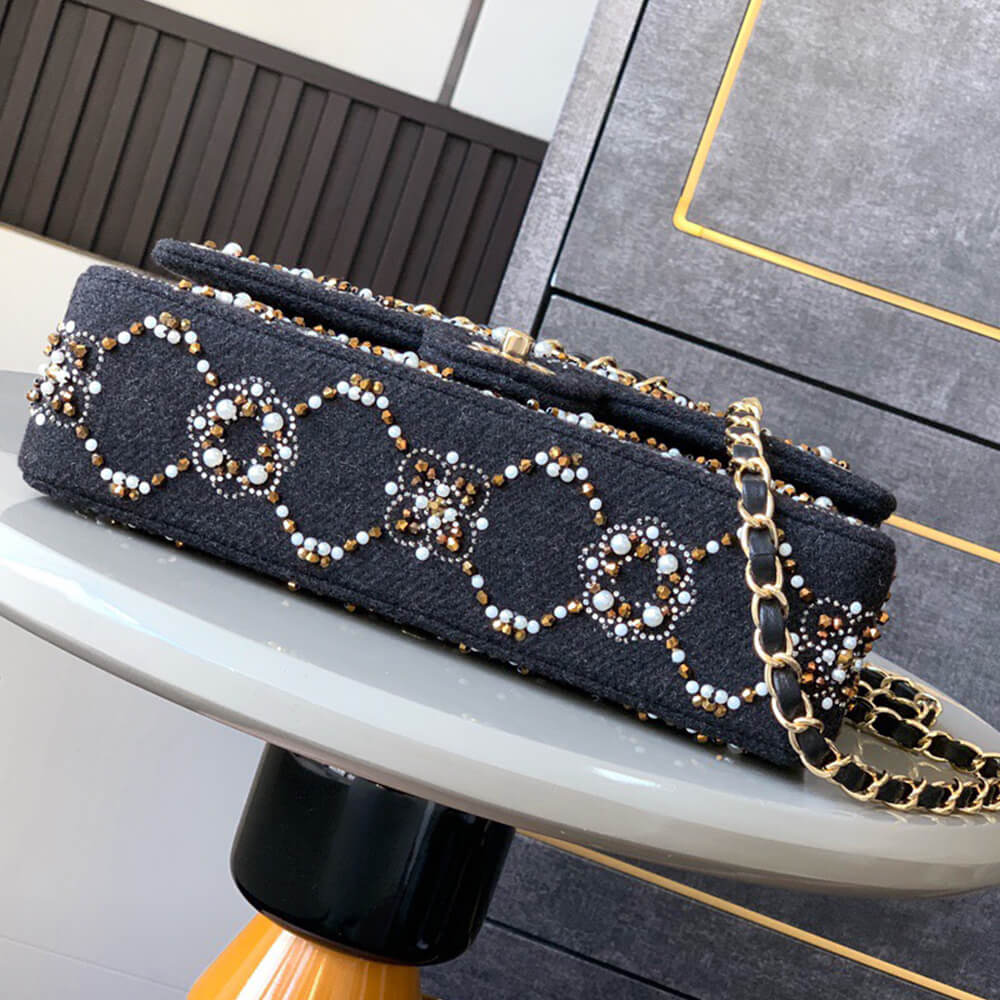 CHANEL Pearl Classic Double Flap Handbag(HIGH-END GRADE) - Top Club