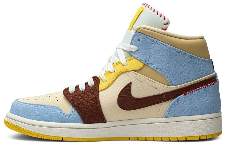 Maison Chateau Rouge x Air Jordan 1 Mid SE  Fearless CU2803-200 - Sneaker Replica Workshop